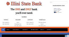 Desktop Screenshot of illinistatebank.com
