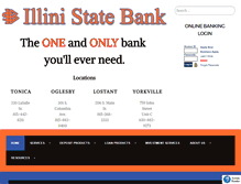 Tablet Screenshot of illinistatebank.com